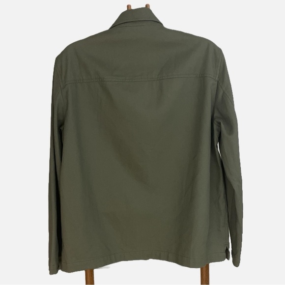 Club Monaco Men’s Utility Jacket Olive Green Large - Picture 7 of 7